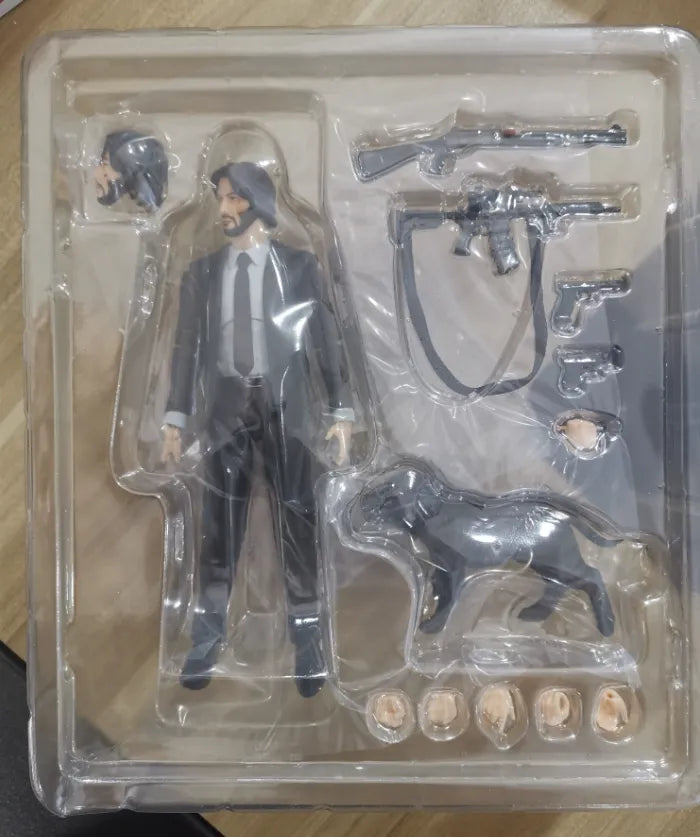 J Wick with Dog Collectible