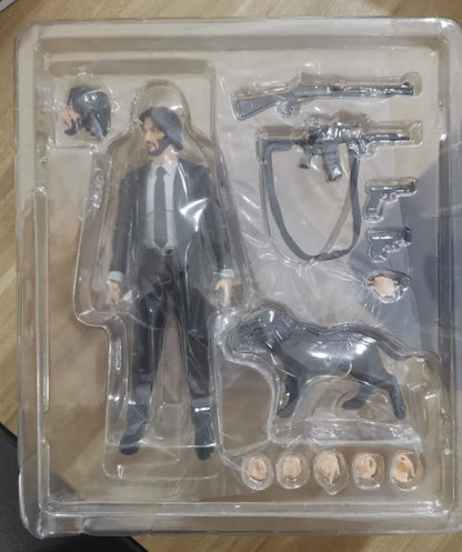 J Wick with Dog Collectible