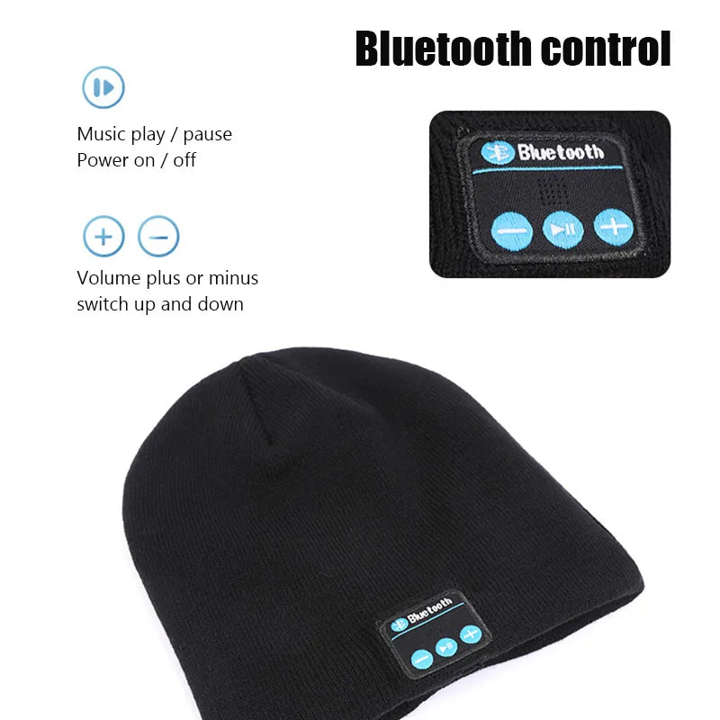 🎧 Wireless Bluetooth Headphones Beanie Hat: Audiophile Elegance