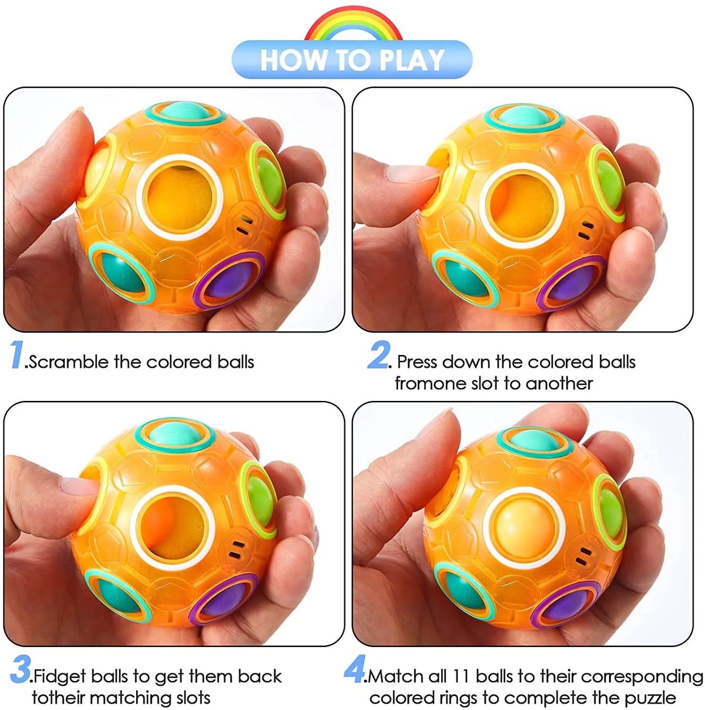 Magic Rainbow Speed Ball: Fun and Thrilling Playtime!