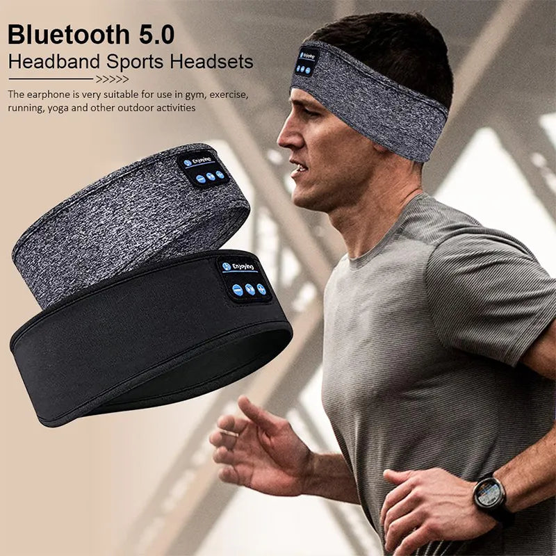 🎧 SyncBeat Wireless Bluetooth Headband: Seamless Sound and Style