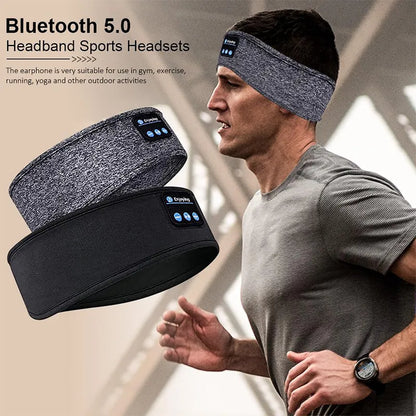 🎧 SyncBeat Wireless Bluetooth Headband: Seamless Sound and Style