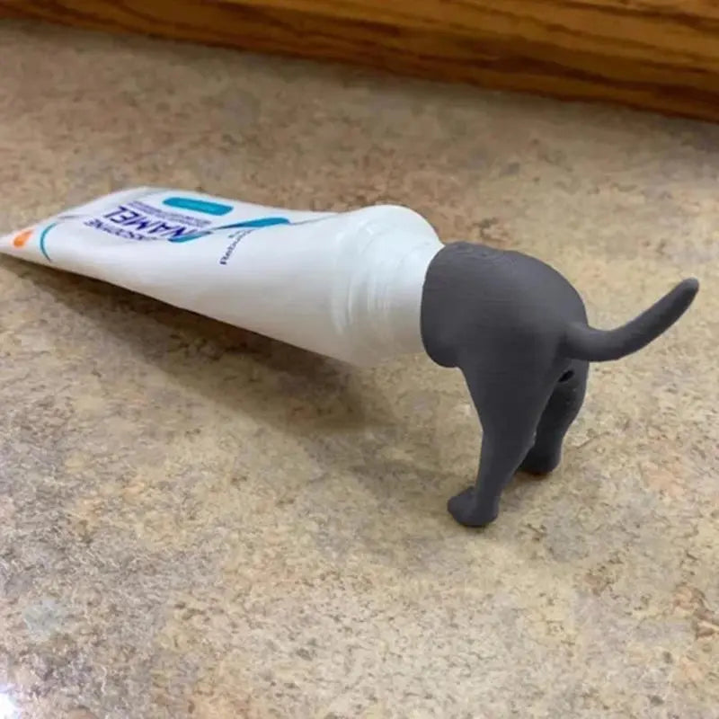 Pooping Dog Booty Toothpaste Dispenser