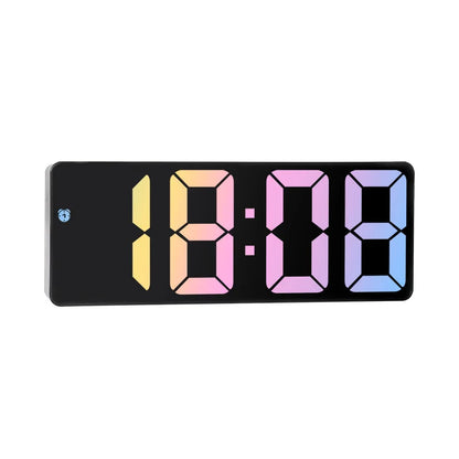 Voice-Controlled Acrylic Colorful Digital Alarm Clock