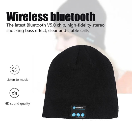 🎧 Wireless Bluetooth Headphones Beanie Hat: Audiophile Elegance