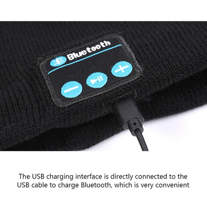 🎧 Wireless Bluetooth Headphones Beanie Hat: Audiophile Elegance