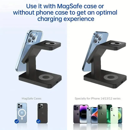 🔌📱🔋 3 n 1- Pro Fast Charging Station: Streamlined Charging for Apple Devices